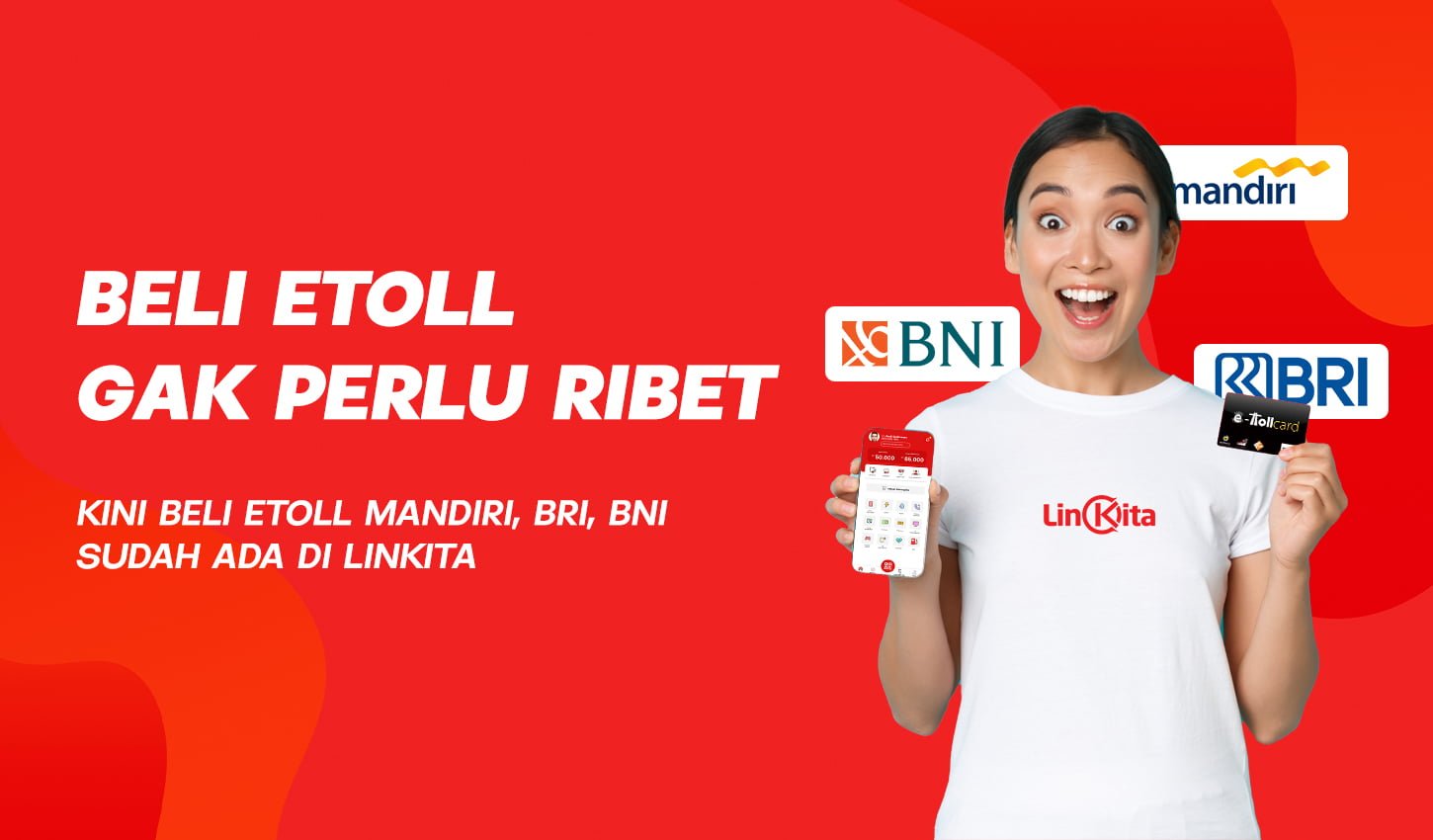 E-Toll BRI BNI Mandiri