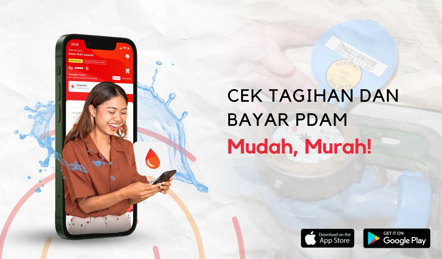 Bayar dan cek tagihan PDAM